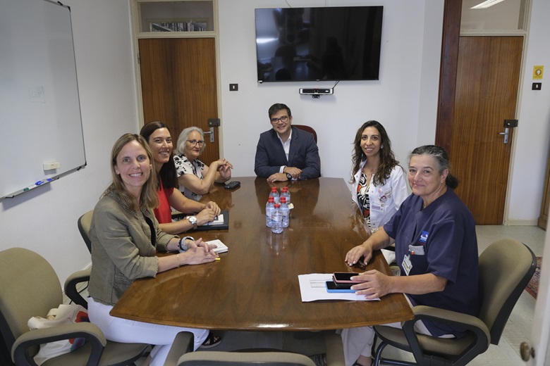Dirigentes da Fundação La Caixa visitaram a ULS da Guarda