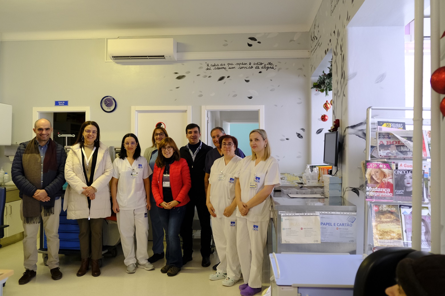 Oferta de Mantas de Natal para doentes oncológicos em tratamento