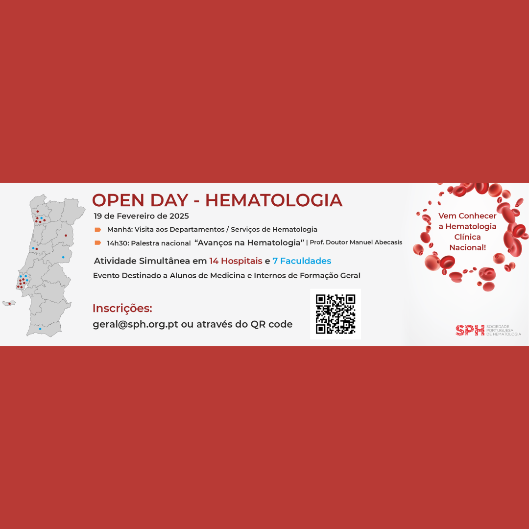 Open Day – Hematologia é já no próximo dia 19 de fevereiro